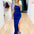 Taipei Satin Gown - Cobalt Blue