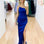 Taipei Satin Gown - Cobalt Blue