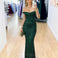 Valerie Sequin Gown - Emerald Green