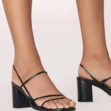 Yachi Heels - Black Scale