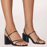 Yachi Heels - Black Scale