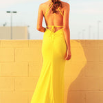 Alexis Gown - Yellow - Miss Runway Boutique