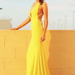 Alexis Gown - Yellow - Miss Runway Boutique