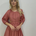 Diane Mini Dress - Bronze