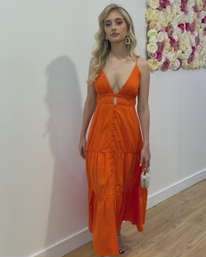 Gabby Maxi Dress - Orange