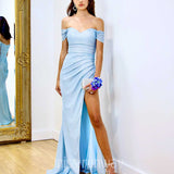 Carmen Glitter Gown - Baby Blue