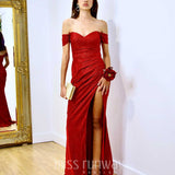 Carmen Glitter Gown - Red