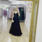 Masha Glitter Gown - Black