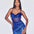 Eugenie Satin Corset Gown - Royal