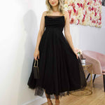 Charlotte Midi Dress - Black