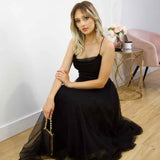Charlotte Midi Dress - Black