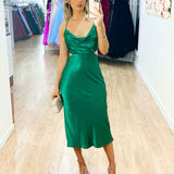 Chaya Slip Dress - Emerald