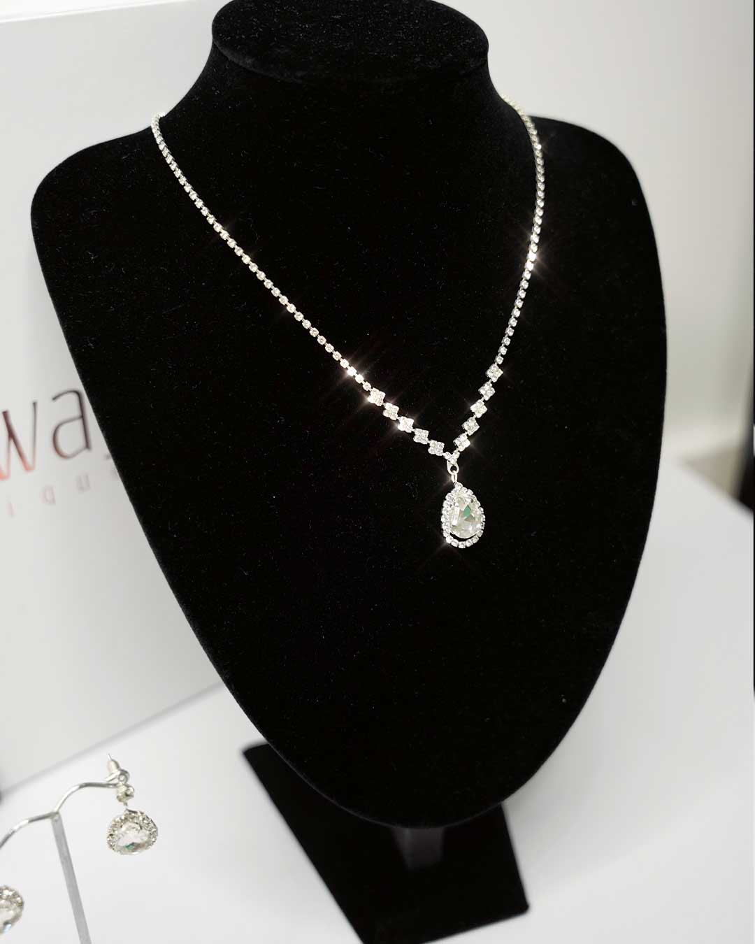  Diana Jewellery Set - Silver