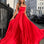Zahara Satin Gown - Red