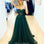 Hadley Tulle Glitter Gown - Emerald