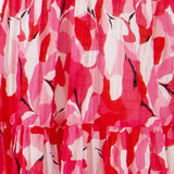 Verona Maxi Print Dress - Red