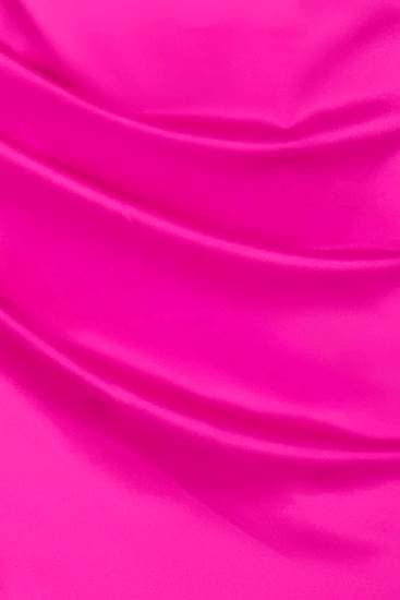 Estella Satin Mini Dress - Fuschia