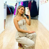 Isla Jumpsuit - Oatmeal