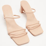 Isoka Heels - Cashew