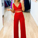 Miley Jumpsuit - Cherry