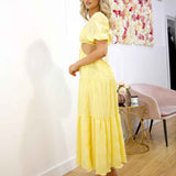Olga Maxi Dress - Yellow
